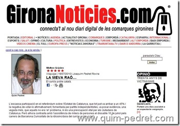 Quim Pedret Girona noticies